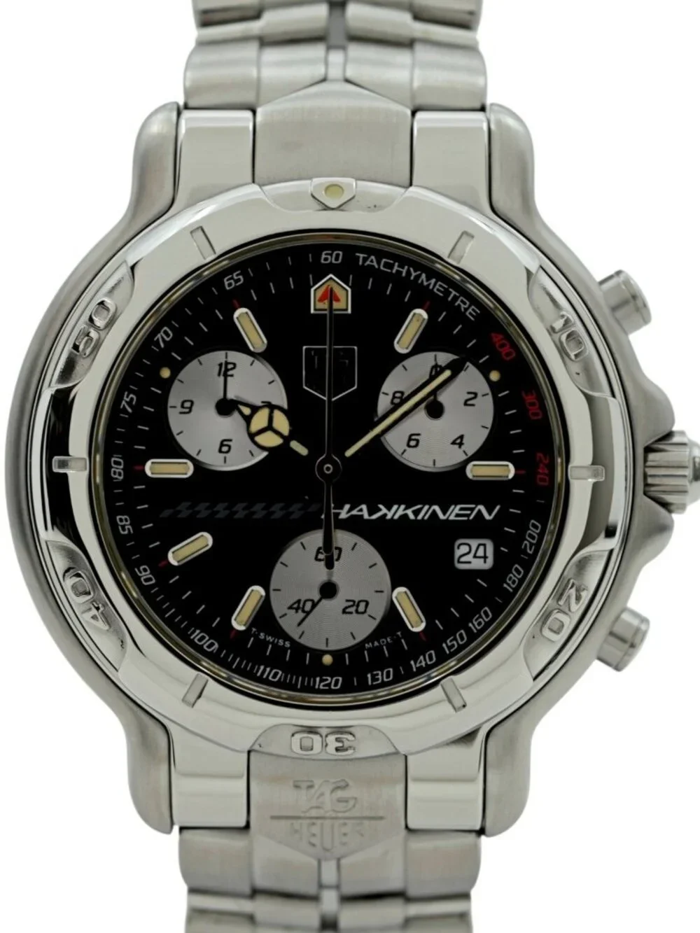 Tag Heuer 41mm Men's 6000 Series SS Limited Edition Hakkinen Watch! Ref: CH1114!